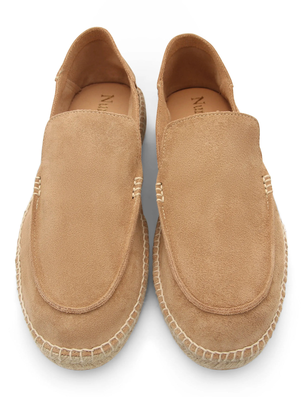 Alpargata de hombre mocasín chic camel
