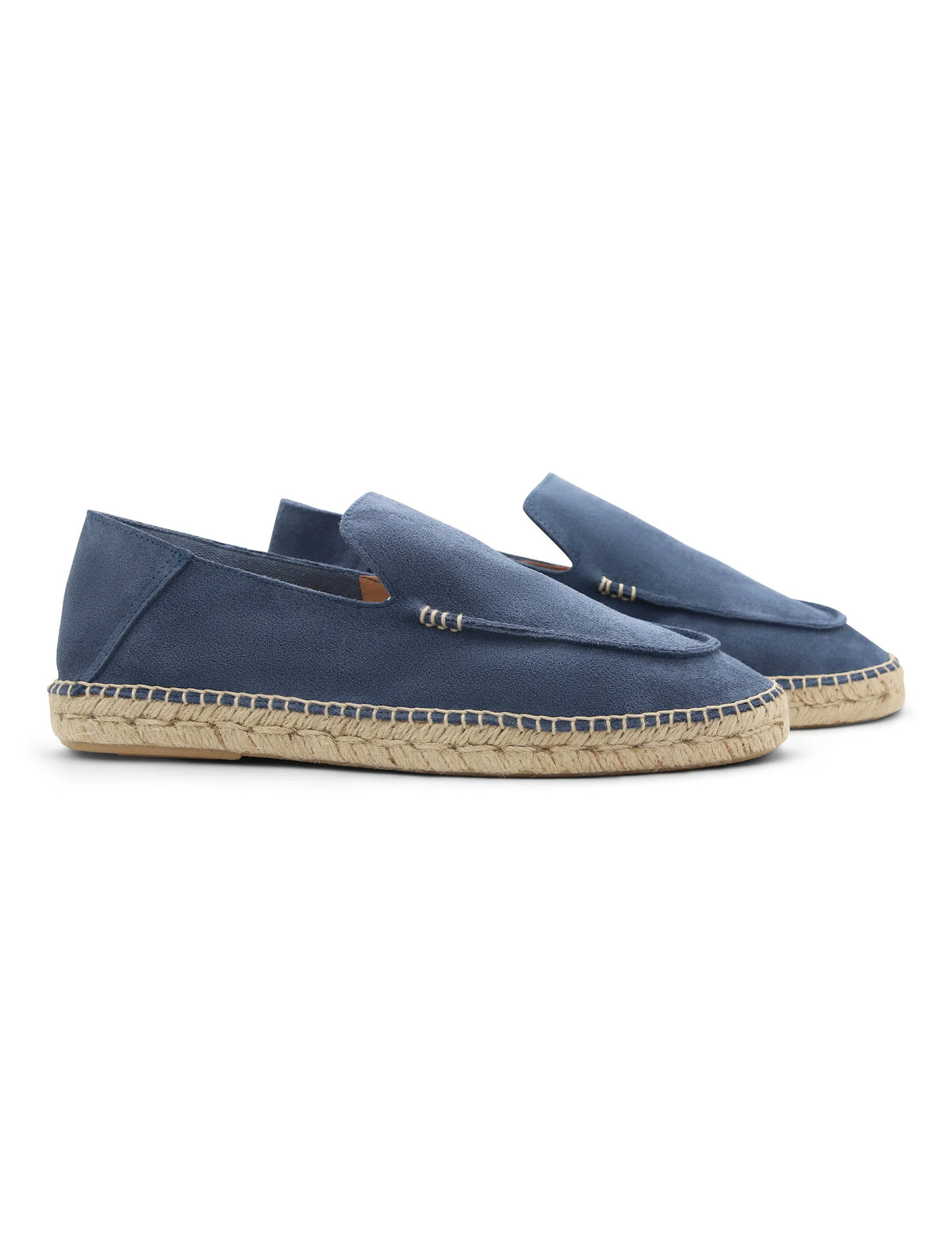 Alpargata de hombre mocasín chic azul