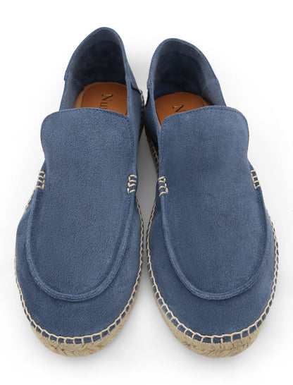 Alpargata de hombre mocasín chic azul