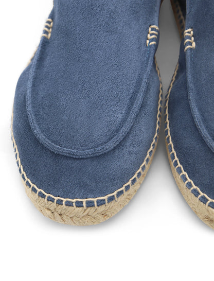 Alpargata de hombre mocasín chic azul