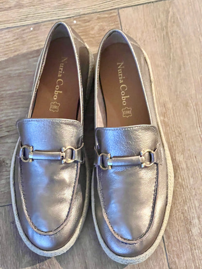 Mocasin soft metalizado
