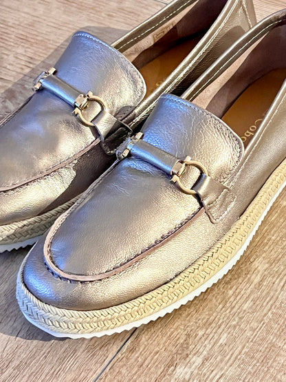 Mocasin soft metalizado