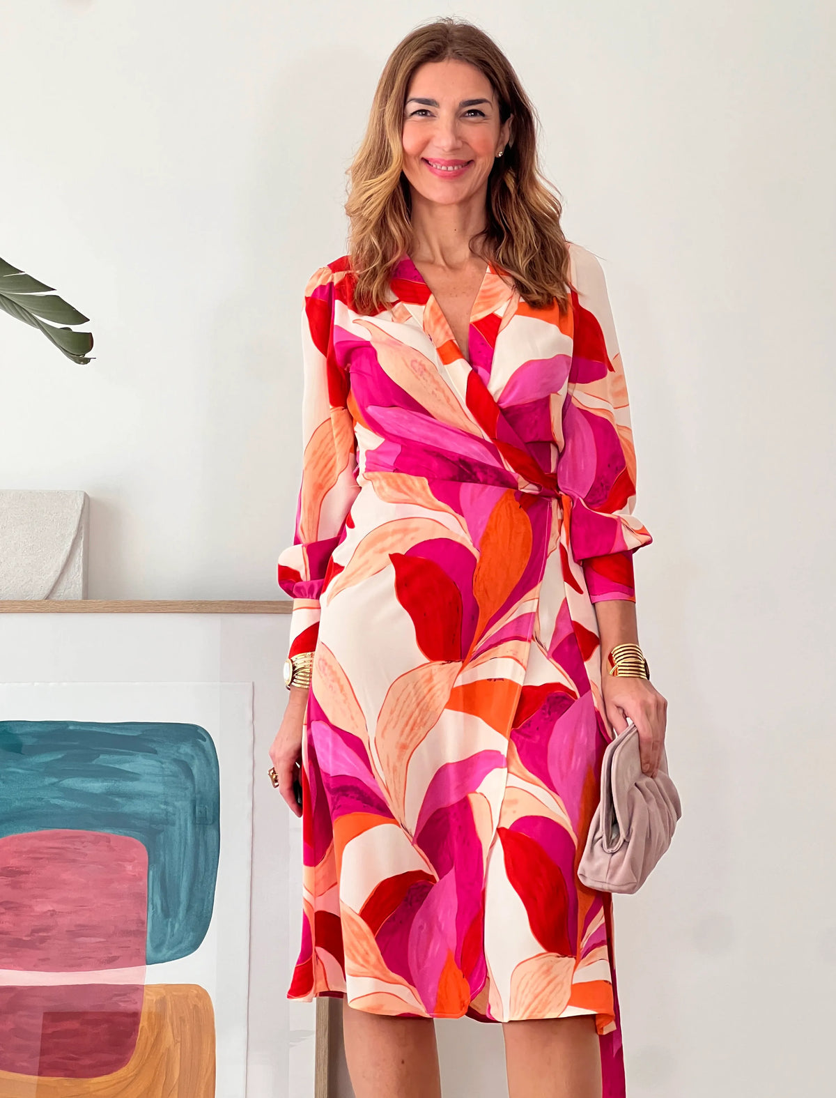 Vestido fluido floral