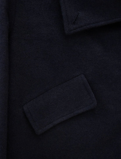 Chaqueta supersuave de botones negro