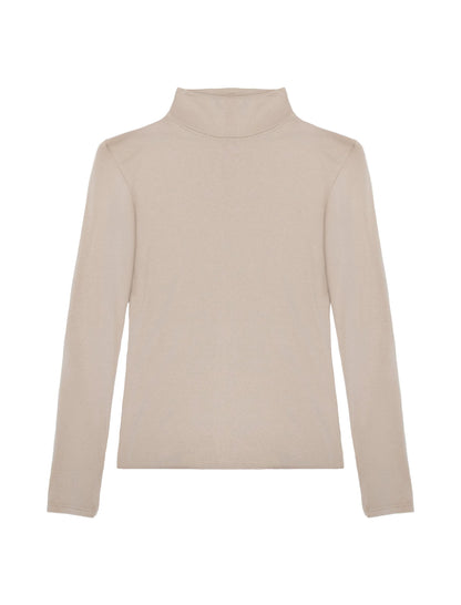 Camiseta de viscosa suave beig