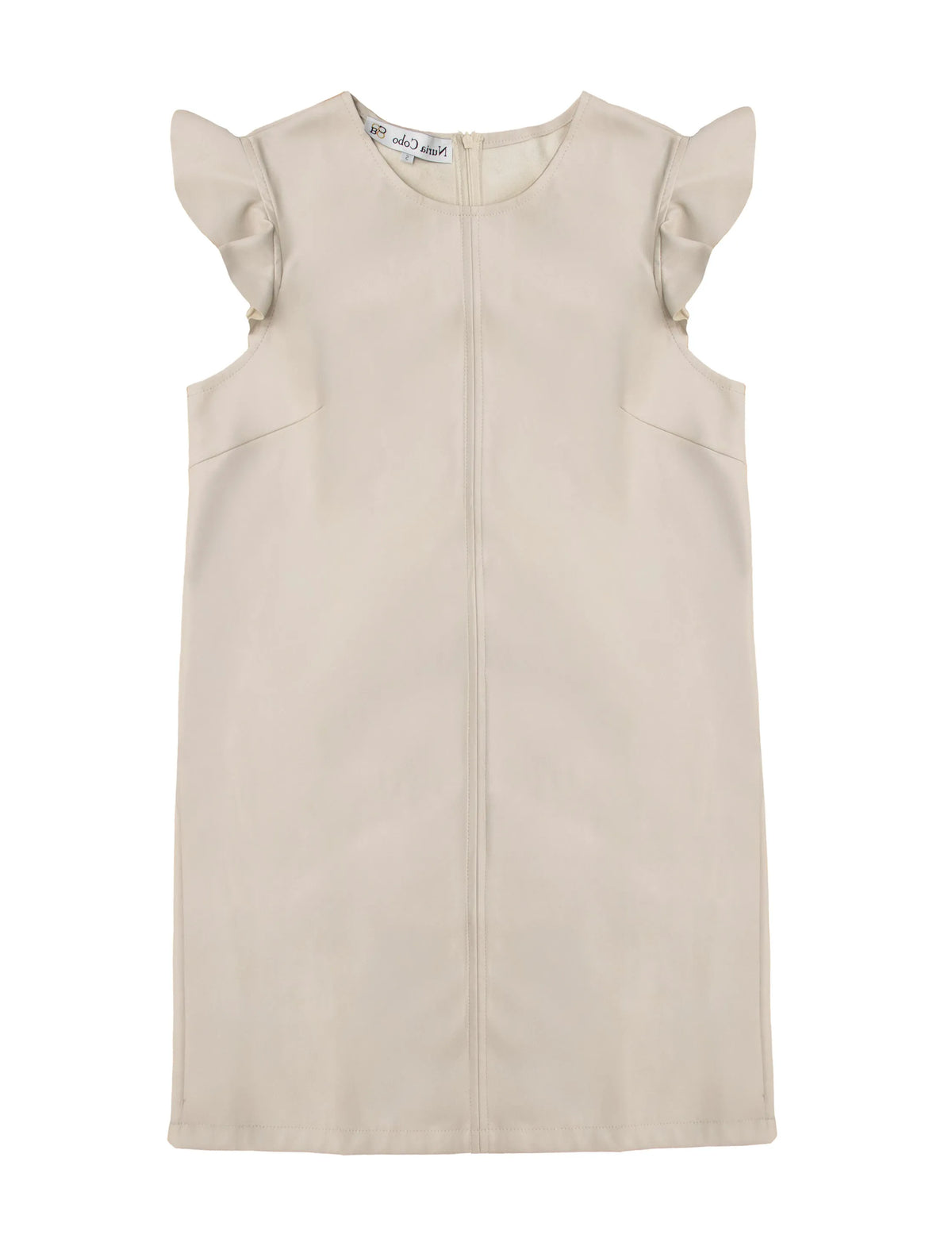 VESTIDO CHIC VOLANTE IDEAL HIELO