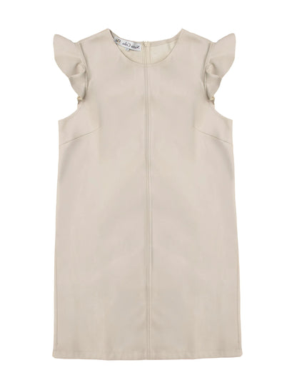 VESTIDO CHIC VOLANTE IDEAL HIELO