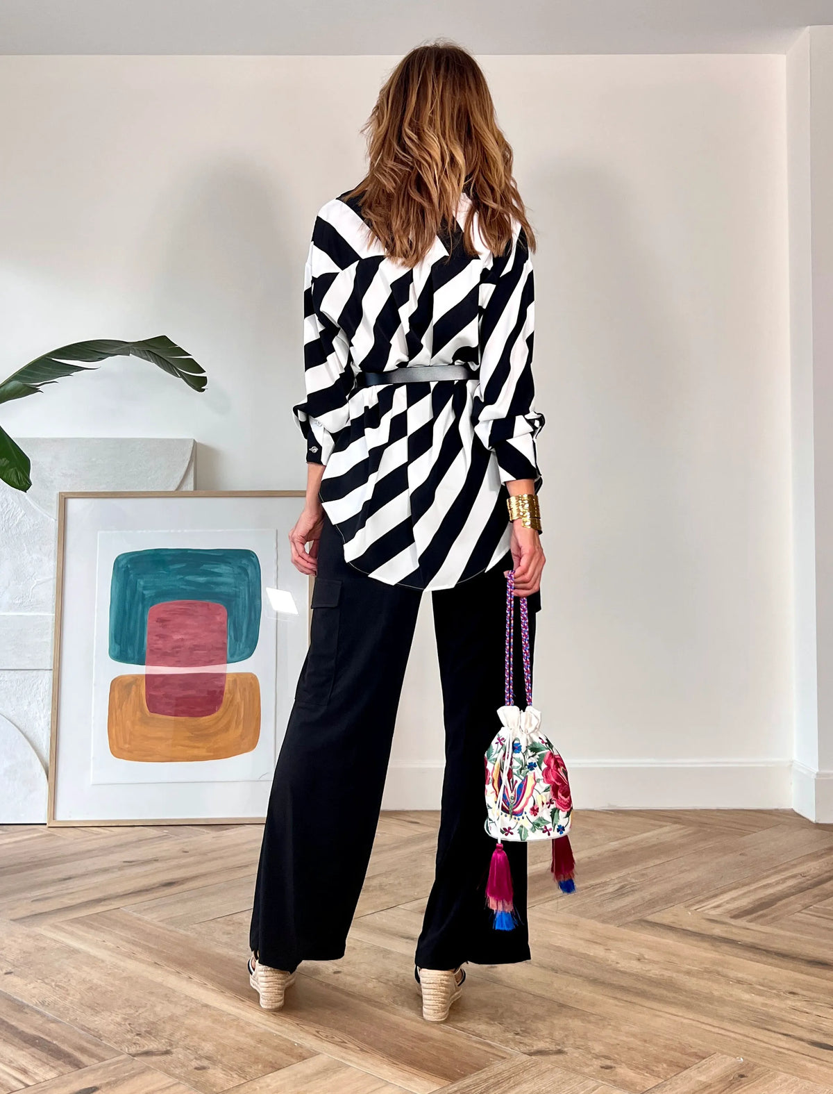 Pantalón cargo perfecto negro