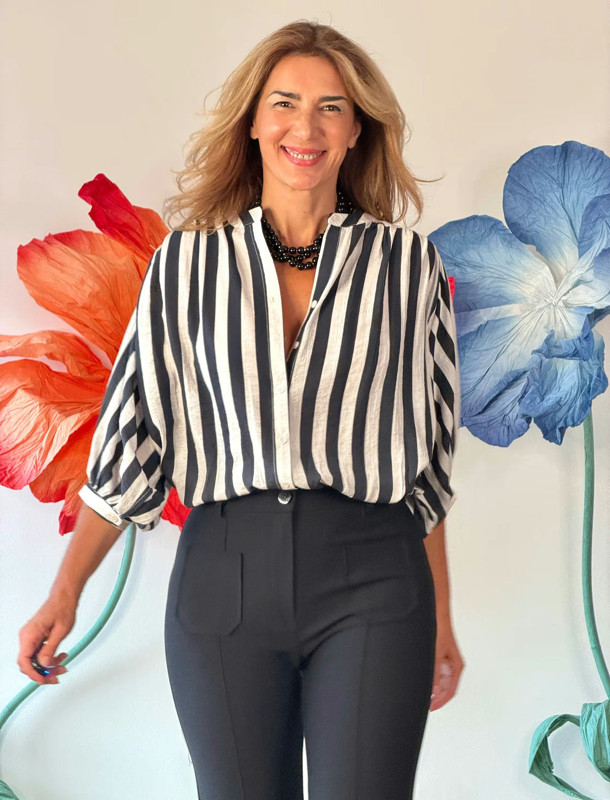 Pantalón ideal de bolsillos negro