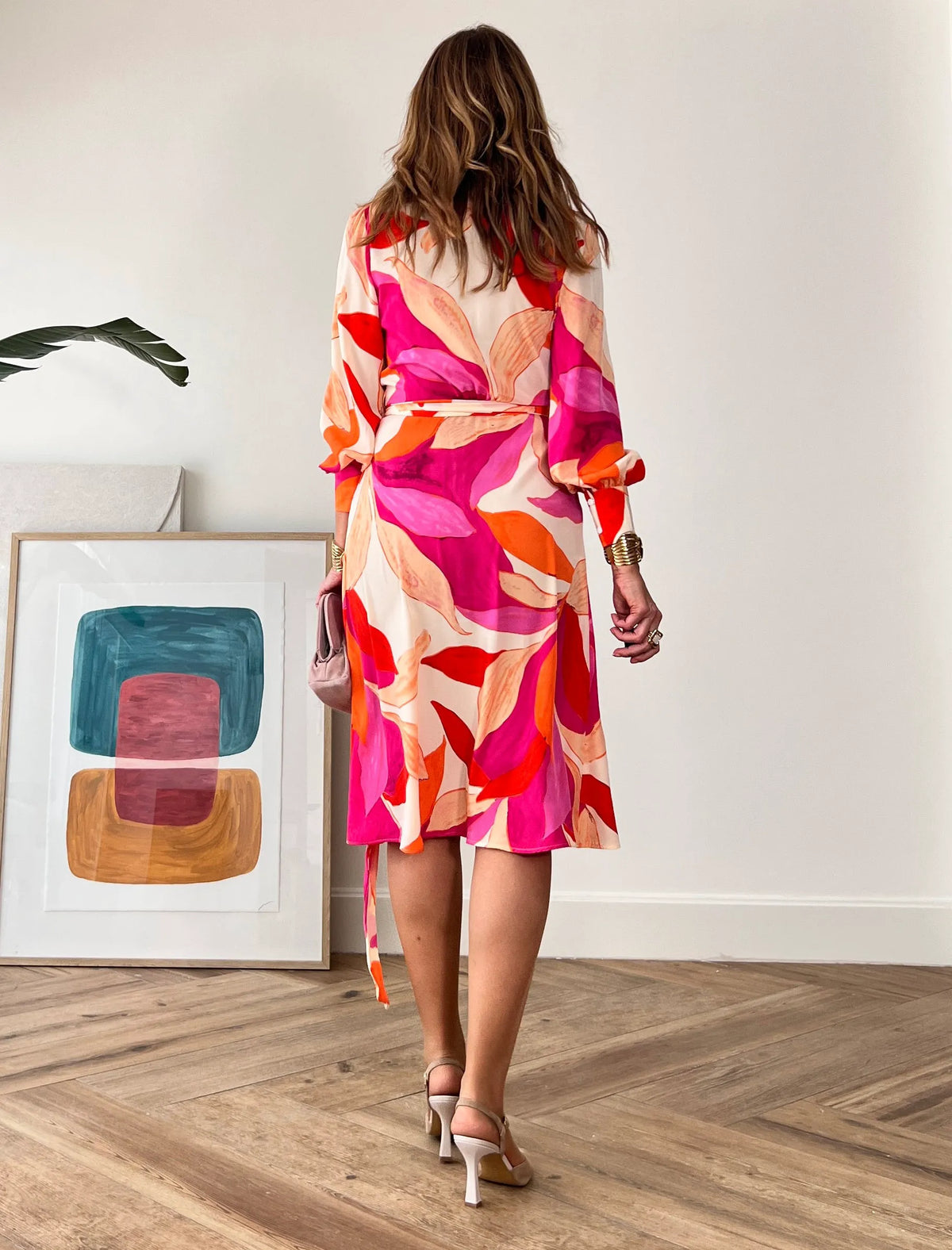 Vestido fluido floral