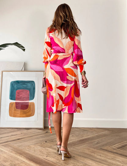 Vestido fluido floral
