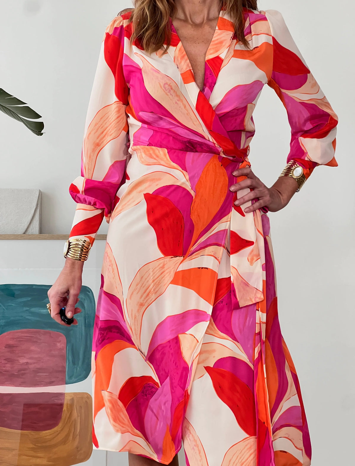 Vestido fluido floral